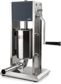 LACOR Hachoirs à viande, Blanc, 60251 - Bourrage manuelle professionnelle, hachoir à viande, Ustensile professionnel durable