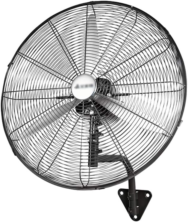 SaryEdge Climatiseurs portables, 50 cm, Blanc, Ventilateur Mural Industriel, en métal, à pales en Fer, à pavillon réglable