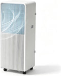 HUGGWRT déshumidificateur, 10000 BTU, 46 m, Noir, Climatiseur 3-en-1, Refroidisseur, Ventilateur pour ², Écran Digital