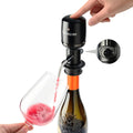 Vinxper Carafes à décanter pour vin, Noir, Expert Aérateur de vin électrique réglable, Décantation instantanée de précision de 240 min