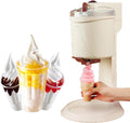 KJHYYPP machine à glaçons, 42,5 * 27 * 27 cm, 1000 ml, 20 W, 110v-220v/50-60hz, Noir, Maison DIY Cuisine Mini Fruit Soft Ice Maker Automatique