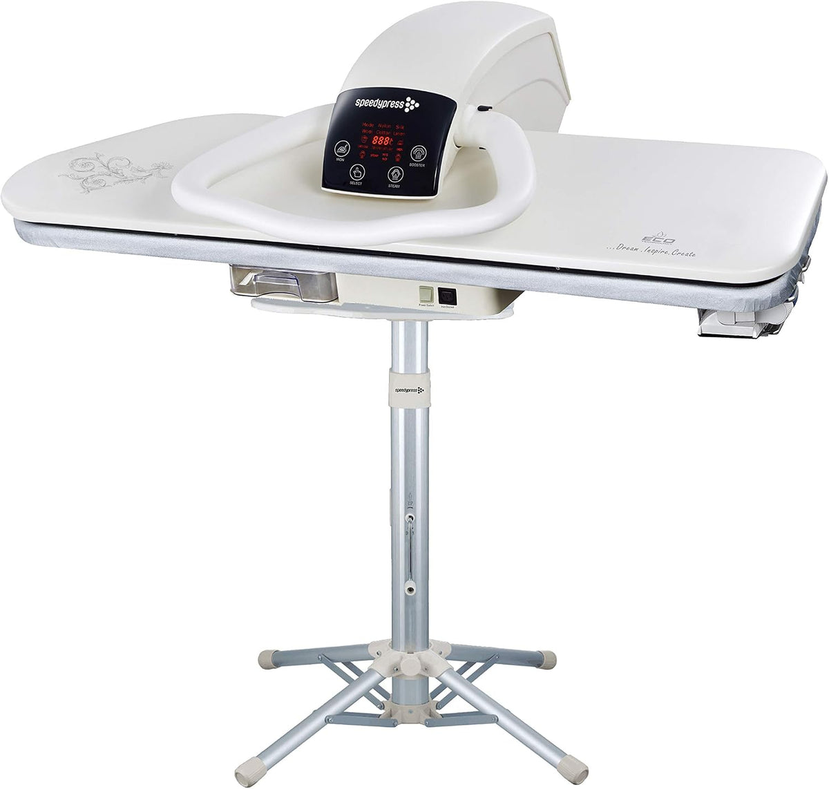 Speedypress presse à repasser, 101 cm, Noir, à Vapeur 101HD Professionnelle avec Grande Puissance de Vapeur