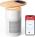 SwitchBot purificateur d'air, 400 m, 20 dB, Blanc, Avec Application Et Veilleuse, CADR ³/h, Jusqu'à 83㎡, Mode Sommeil