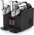 aromaoveite sorbetière, 398 x 380 x 420 mm / 15,67 x 14,96 x 16,54 pouces, 430 W, 2 X 2, Noir, Machine À Granités Commerciale