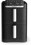 Moulinex friteuse à air chaud, 10 L, Noir, - Easy Fry Dual Crispy Stack air fryer