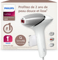 PHILIPS épilateur à lumière pulsée, Noir, Lumea série 8000, alternative à l'épilation laser, technologie SenseIQ