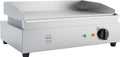 METRO Professional plancha, 55 x 41,7 x 24 cm, Argenté, électrique GEG2101, tiroir ramasse-jus amovible, Protection contre la surchauffe