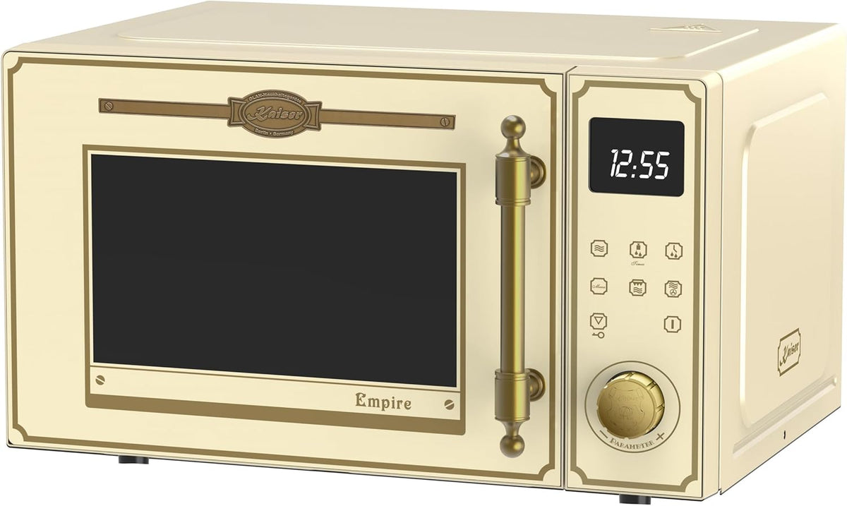 Kaiser Combinés convection et micro-ondes, 25 l, Noir/Argenté
