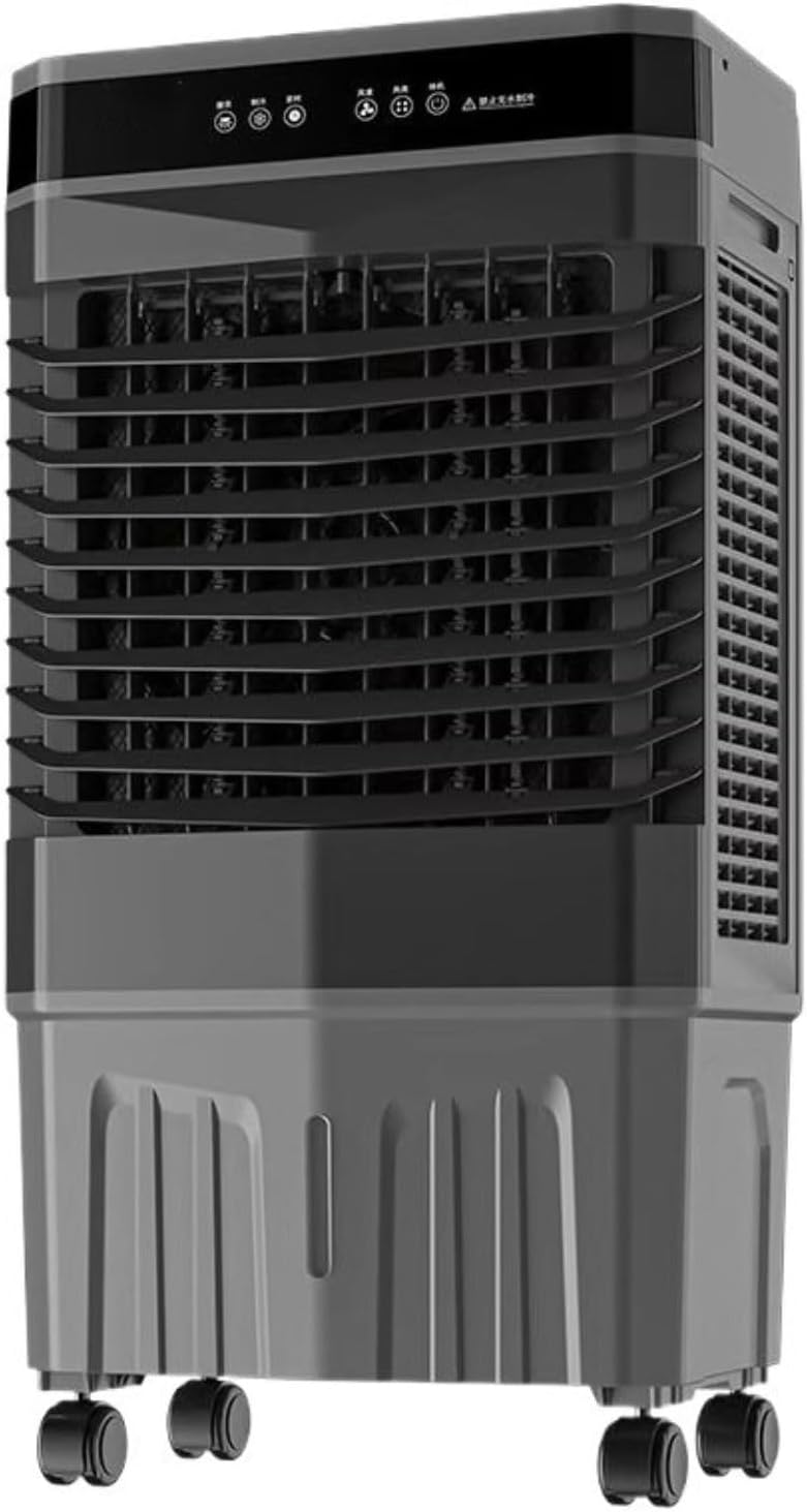 climatiseur portable IEOWY, 50 L, Blanc, 3 en 1 écoénergétique avec télécommande, Oscillation à 120°, réservoir d'eau Extra Large
