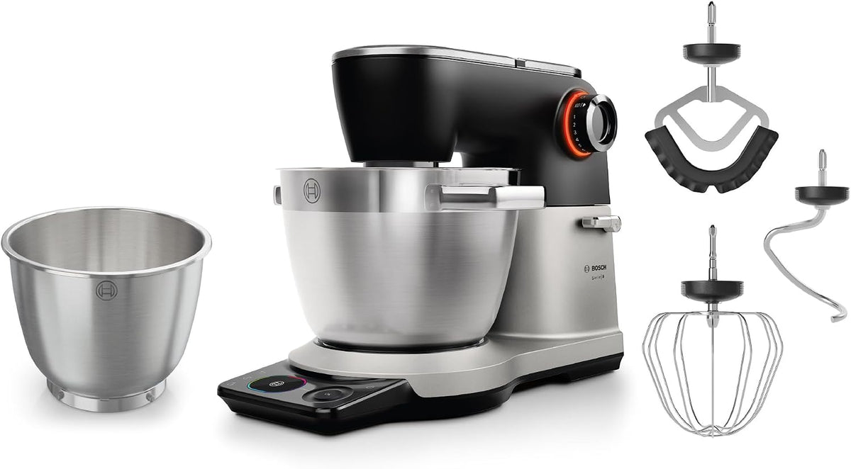 Bosch robot pâtissier, Noir, MUMS8ZS18 Série 8, Détection intelligente