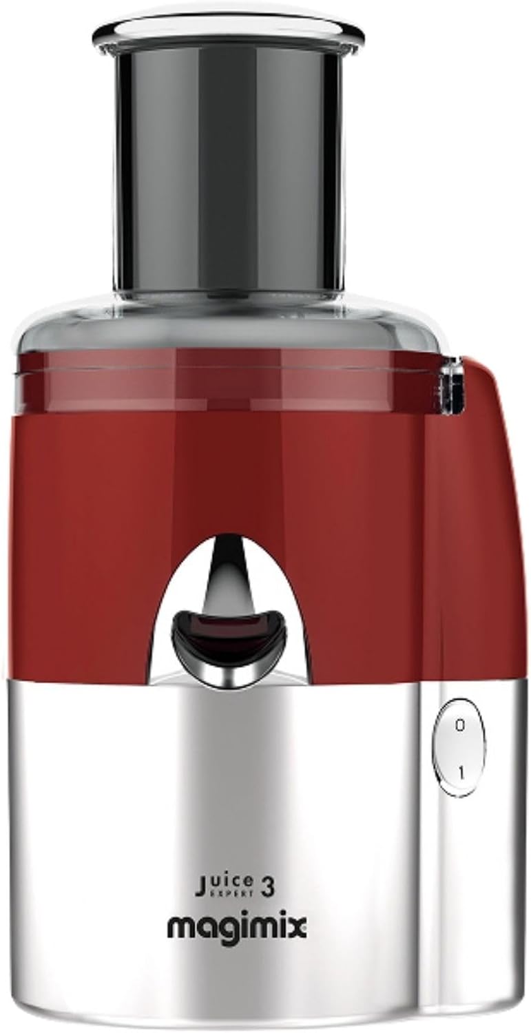 Magimix centrifugeuse, Rouge, Extracteur de Jus Multifonction 3 en 1, Presse Agrumes, et Extraction à Froid