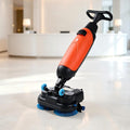 bureau PweKzxt, 43 cm, Orange, Autolaveuse Professionnelle 17' pour carrelage, Double Brosse, autolaveuse autoportée à Batterie