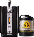 PerfectDraft Tireuses à bières, 6 L, Noir, Pack Tireuse À Bière + 1 Fût Leffe Blonde, Machine Pression À Domicile