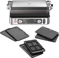 Braun Grills électriques, 2200 W, Marron, MultiGrill9 CG9167, Grille Électrique à Contrôle Électronique, 2 Thermostats Indépendants