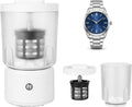 WTRYRN Nettoyage et entretien, Gris, Nettoyeur ultrasonique Portable pour Montres et Bijoux