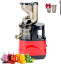 ERSINIAN centrifugeuse, 500 W, 110 V-220 V, Noir, Extracteur de jus à mastication lente, nettoyage rapide en 5 secondes