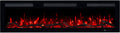 Emotion Flame cheminée électrique, 127x13x35 cm, 1800 W, Noir