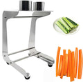 Éplucheur Éplucheurs, Argenté, de légumes sur pied, 3 lames en acier inoxydable, coupe manuelle pour pommes de terre