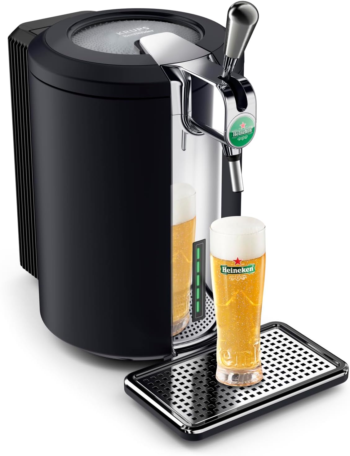 KRUPS Tireuses à bières, 5 L, Noir, - Tireuse à bière BeerTender Compact Ultimate - fûts