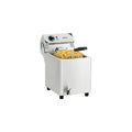Casselin Friteuses, 7 litres, Noir, Friteuse électrique avec vanne de vidange