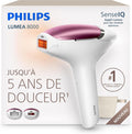PHILIPS épilateur à lumière pulsée, Noir, Lumea 8000, alternative longue durée au laser en institut, utilisation facile à la maison