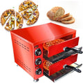 XEEAOFE four à pizza, 1100 W, 110 V/220 V, 12 Pouces, 110 V, Noir/Argenté, éLectrique Pour Comptoirs, Comptoir De Avec Minuterie à Anneau De 60
