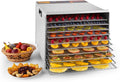 KLARSTEIN déshydrateur alimentaire, Argenté, Fruit Jerky Pro - Déshydrateur, Retrait individuel, Température réglable