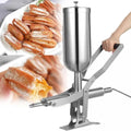 Machine Machines à donuts, 70 x 28 x 55 cm., 5 L., acier inoxydable 304., Argenté, de remplissage de confiture