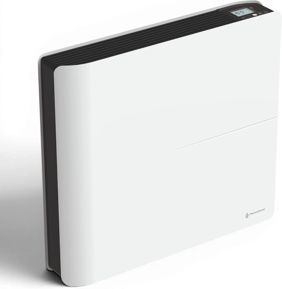 THERMOCERAM Radiateurs électriques, 1000 W, Blanc, Radiateur électrique connecté double système de chauffe horizontal Molia