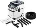 Festool aspirateur eau et poussière, 25 L, 3700 l, 2200 W, 5 m, Noir, Aspirateur CT 25 E-Set CLEANTEC - Extracteur Poussière