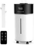 Mocoli Humidificateurs pour chambre simple, 75 W, 110 V/240 V, 18 L, 200 m, Plastique, Blanc, Humidificateur d'Air Chambre