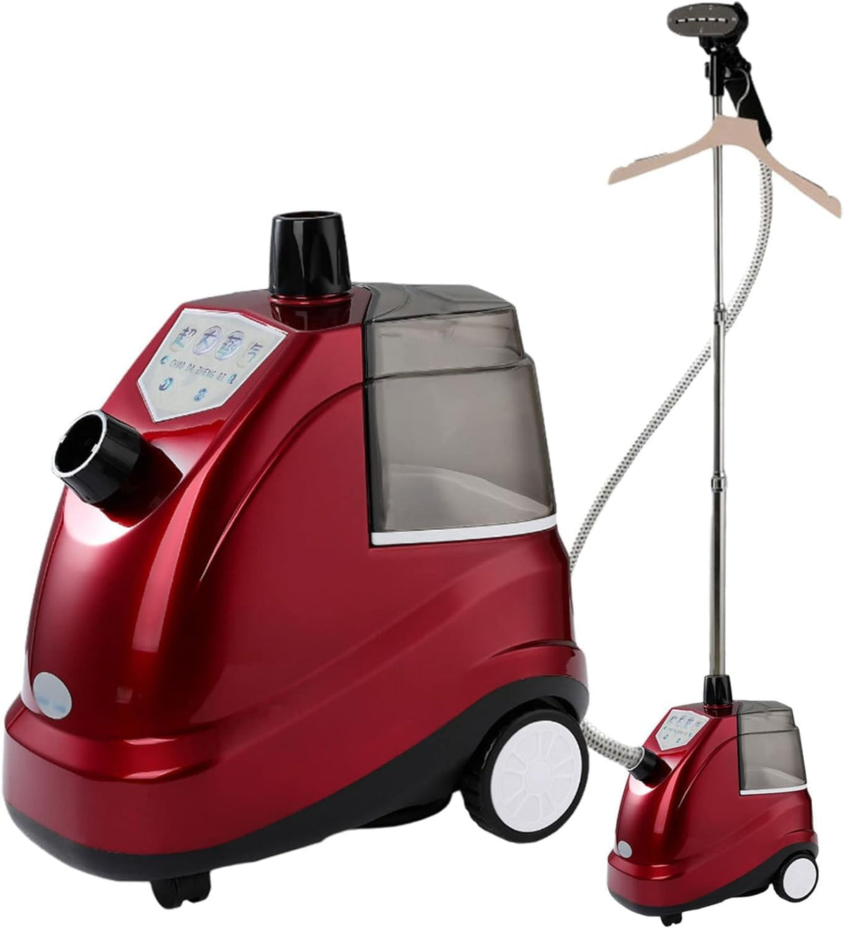 WOTZOV défroisseur vapeur, 1800 W, 3,8 L, Noir, Professionnel pour Magasin de vêtements avec Grand réservoir d'eau
