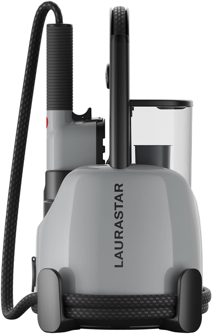Laurastar défroisseur vapeur, 2000 W, Noir, IZZI Steamer 2-en-1, Puissant, Soin textile, Vapeur DMS 150 °C
