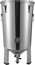 Tagowao Cuves de fermentation, FER-32VV, 32 l/7,04 l, 32 l, acier inoxydable 304, argenté., fermes et cuisines