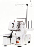 Kit surjeteuse, 3,5 Mm, 4 Mm, 5 Mm, Blanc et rose, De à Point De Couverture, Machine à Surjeter Industrielle