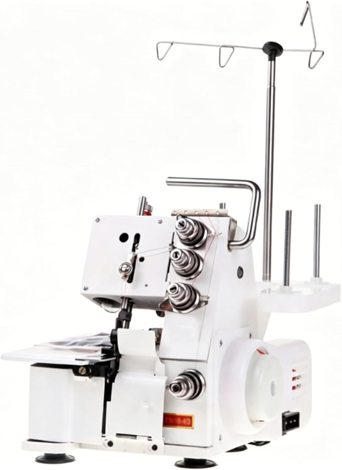 Kit surjeteuse, 3,5 Mm, 4 Mm, 5 Mm, Blanc et rose, De à Point De Couverture, Machine à Surjeter Industrielle