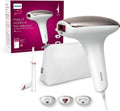 PHILIPS épilateur à lumière pulsée, Noir, 3 accessoires pour le corps, le visage et la zone bikini, filaire (modèle BRI923/00)
