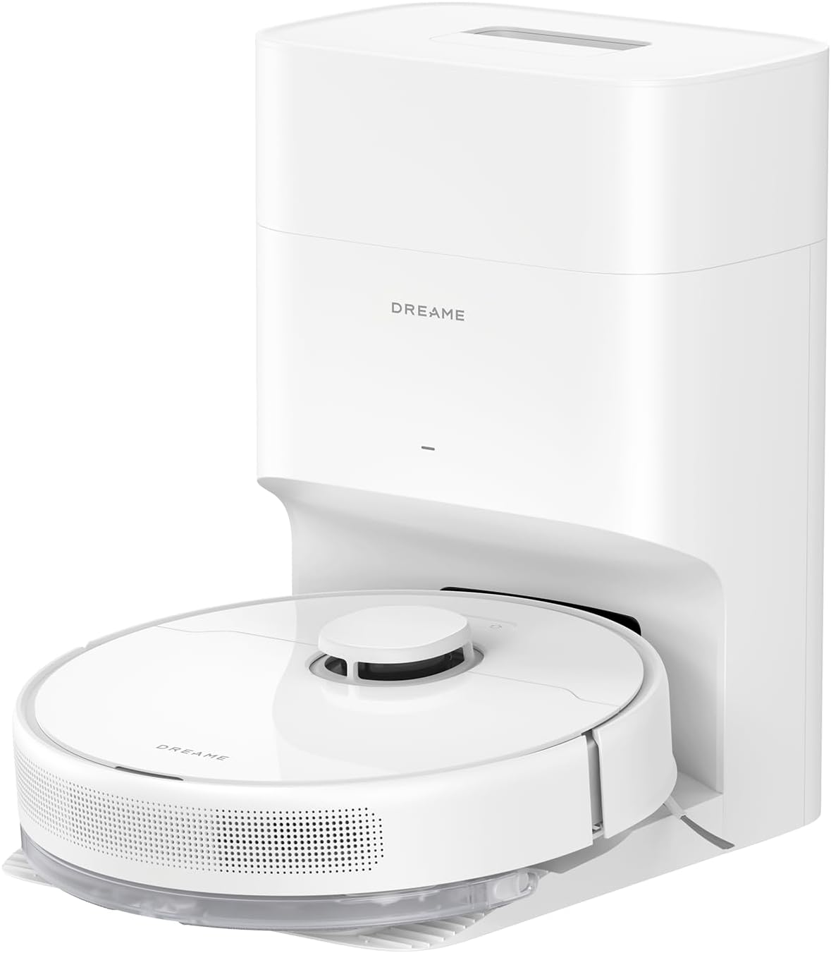 dreame robot aspirateur, Noir, D10 Plus Gen 2 avec Balai, Aspiration 6000 Pa, Navigation LiDAR, jusqu'à 90 Jours de Nettoyage Mains Libres