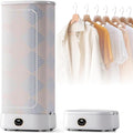 FXLUHAY presse à repasser, Blanc, Presse à vapeur portable avec séchoir, sèche-linge et fer à repasser automatiques for chemises et pantalons