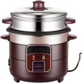 Cuiseurs à riz, 4 L, Blanc, Mini Cuiseur à Riz avec Fonction De Maintien Au Chaud, Cuiseur Vapeur Multicuiseur