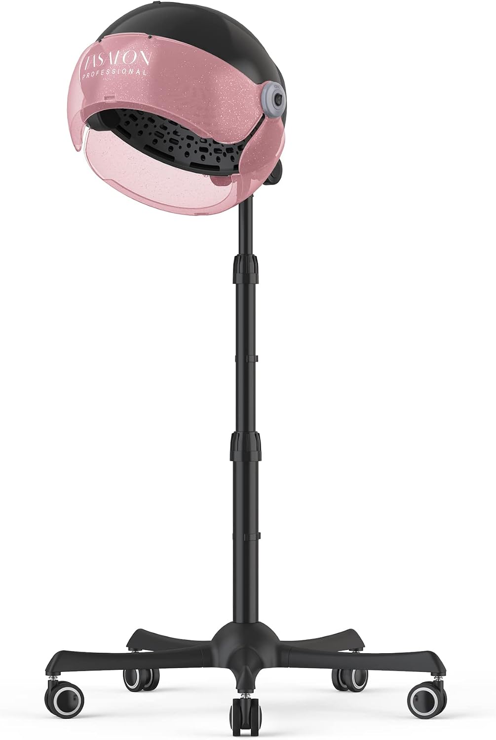 TASALON Casques chauffants, 1875 W, Rose, le salon de voiture - Avec roulettes et minuterie