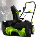 Naturalpowev fraise à neige, Moteur sans balais 3500 W, 3500 W, 50 cm, 7,6 m, Noir, Souffleuse à Neige, Largeur de déblaiement