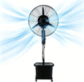 Lsoiup rafraîchisseur d'air, 260 W, 220 V ~ 50/60Hz, 55 dB (min) – 70 dB (max), 42 L, 200 cm, Blanc, Ventilateur avec Eau Brumisateur sur Pied