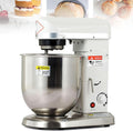 Robot robot de cuisine, 10 L, 500 W, acier inoxydable, Argenté/Blanc, pâtissier Professionnel avec Bols en Acier Inoxydable
