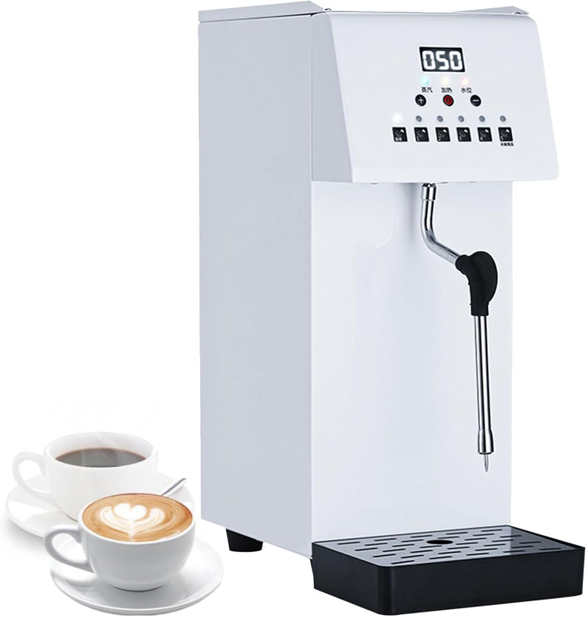 Cashwise Mousseurs à lait automatiques, 18,5 x 34 x 47 cm, 6 L, 2500 W, 220 V / 50 HZ, Acier inoxydable, Argenté