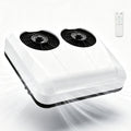 DUMIPME Climatiseurs, 12 V, Blanc, Climatiseur de Toit Compact Double Ventilateur, Installation Facile, Gain de place cabine