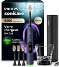 PHILIPS Soniques, Bleu, Sonicare DiamondClean 8500 nouvelle génération, brosse à dents électrique avec capteur de pression