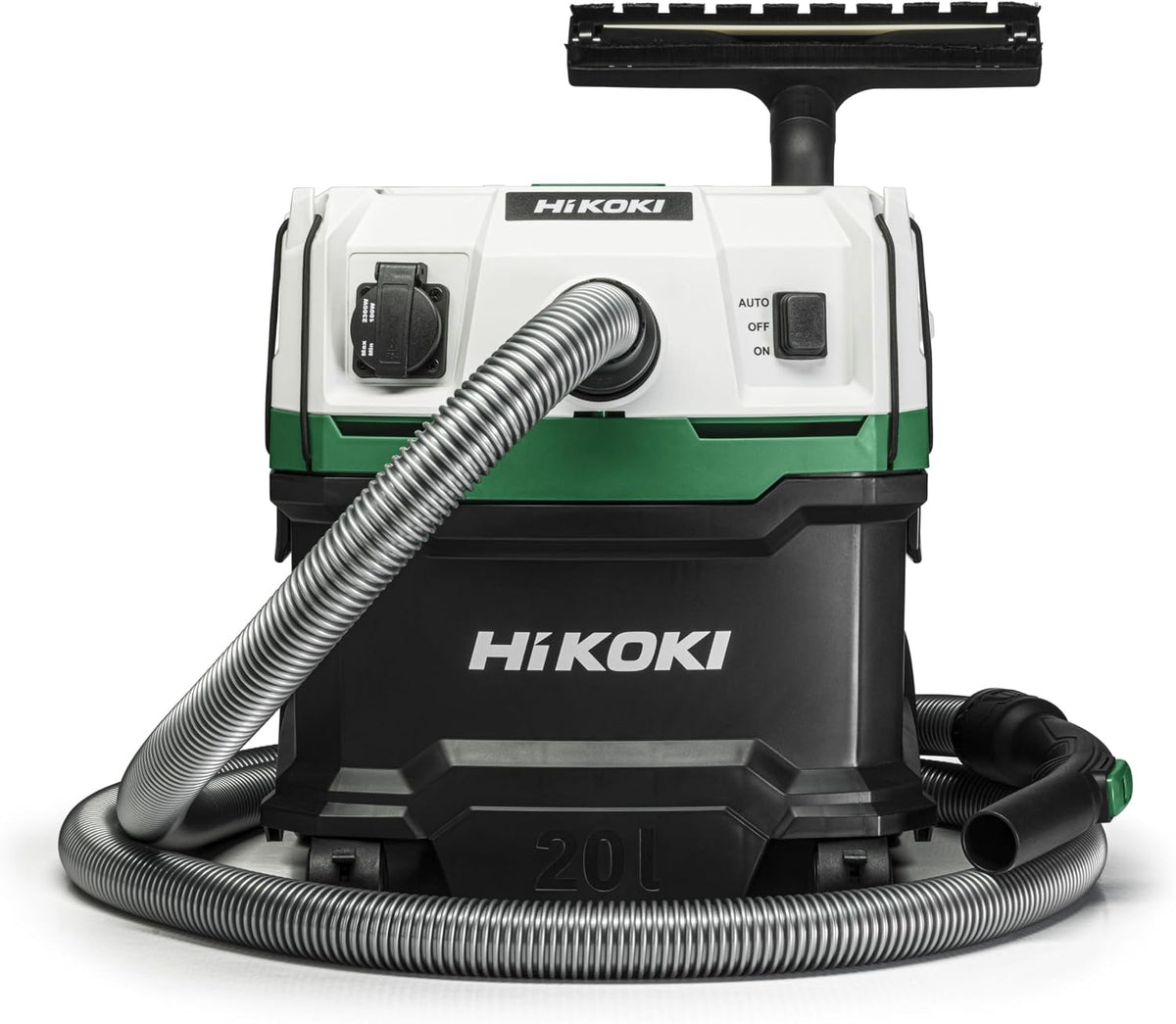 HIKOKI aspirateur eau et poussière, 1200 W, 20 l, 226563, RP200YLWAZ Multicolore
