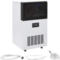 Kaloriko Machines à glaçons, 36 x 34,5 x 63 cm (L x l x H), 220-240 V~, 50 Hz, 45 kg, acier inoxydable, argenté