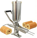 Machine Machines à donuts, 5 litres., Argenté, à Churros et Donuts Professionnelle de 5 litres, Manuelle, en Acier Inoxydable